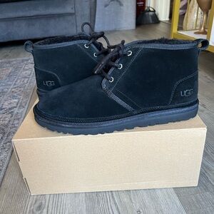UGG Men's Black Suede Boots